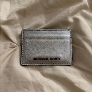 Michael Kors Silver Card Holder